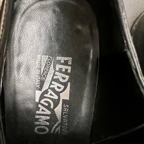 Salvatore Ferragamo Single Monk Strap shoe Black Sz 10.5 - Picture 3 of 7